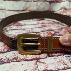 Fossil Patchwork Leather Belt large